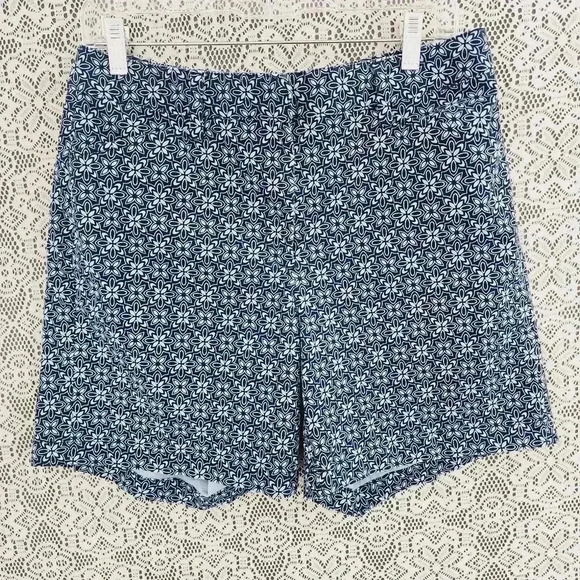 Lands' End Pants - Lands' End pattern women's shorts bermuda 8